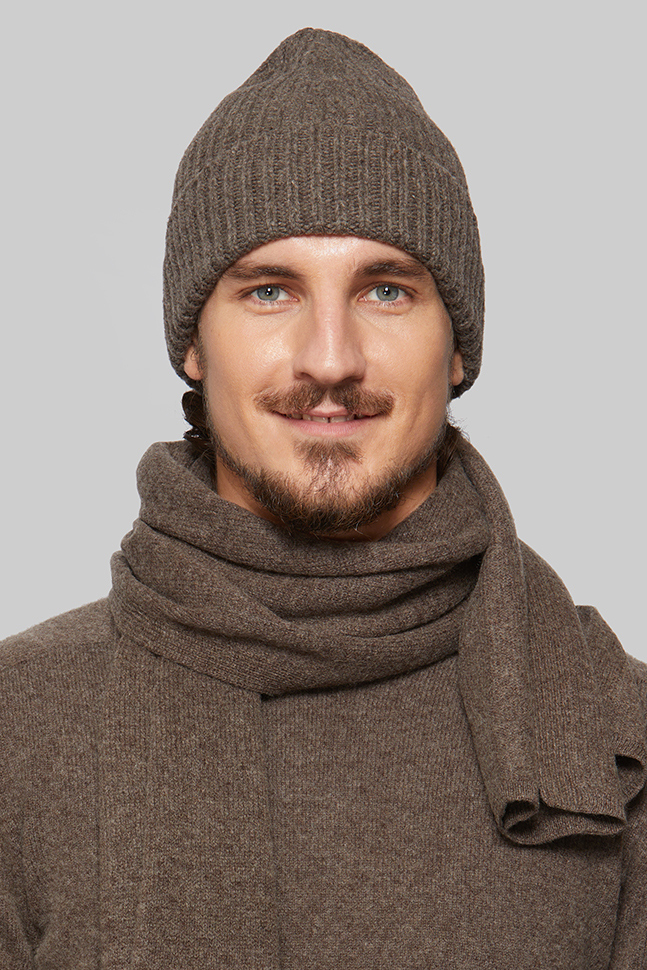 Шапка из смеси шерсти и кашемира Шапка из смеси шерсти и кашемира