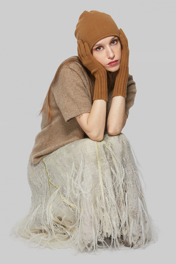 Перчатки из кашемира