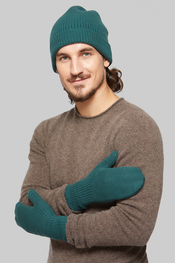 Варежки из кашемира