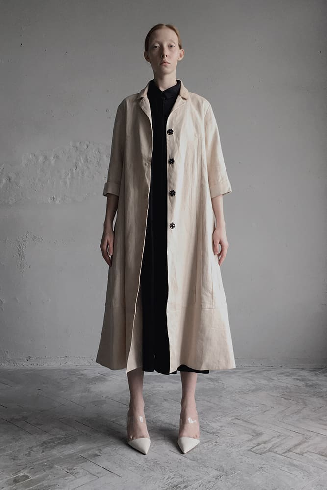 Lemaire light shop dress coat