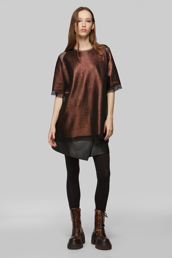 Блуза бронза