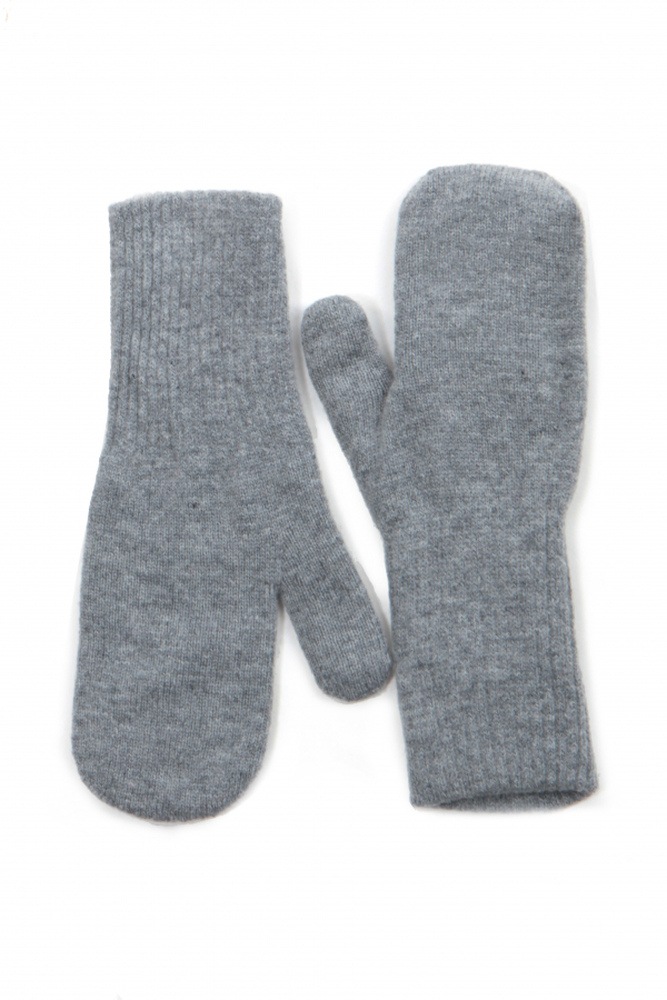Серые кашемировые варежки
