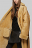 Двухсторонняя дубленка золотисто-охристого цвета  Двухсторонняя дубленка золотисто-охристого цвета