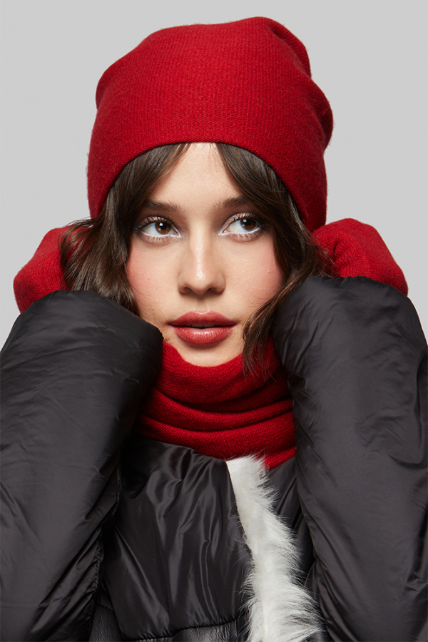 Шапка из кашемира  