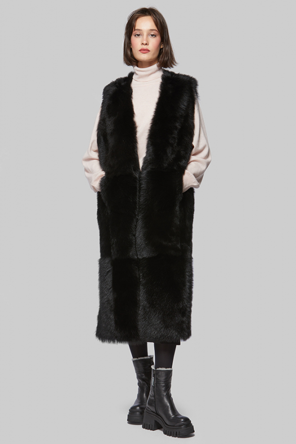 Жилет из овчины