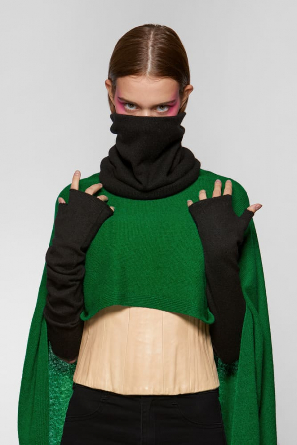 Митенки из кашемира