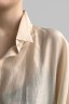 Блуза из хлопка  с шелком