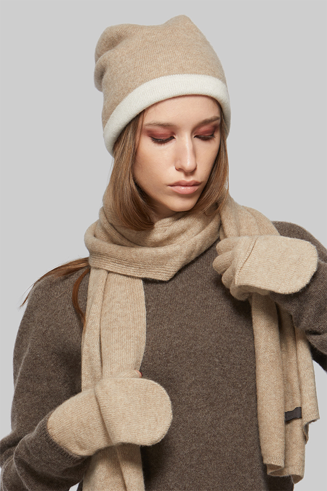 Шапка из смеси шерсти и кашемира