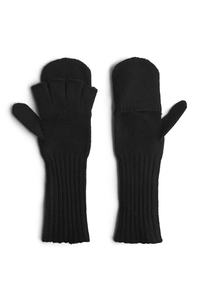 Варежки-перчатки из кашемира