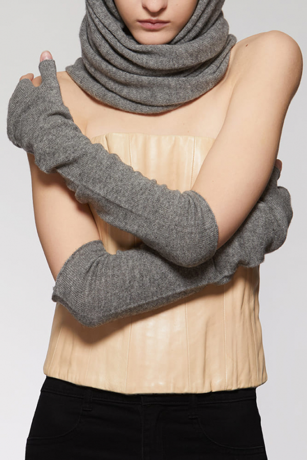 Митенки из кашемира