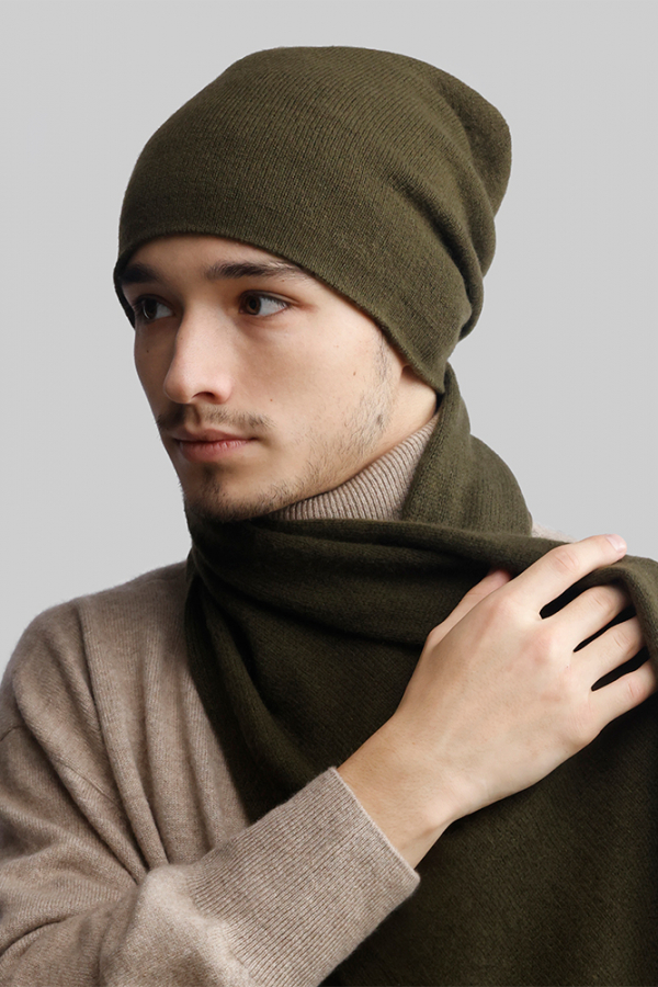 Шапка из кашемира 