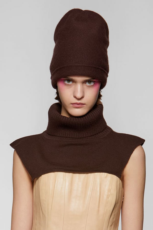 Шапка из кашемира 