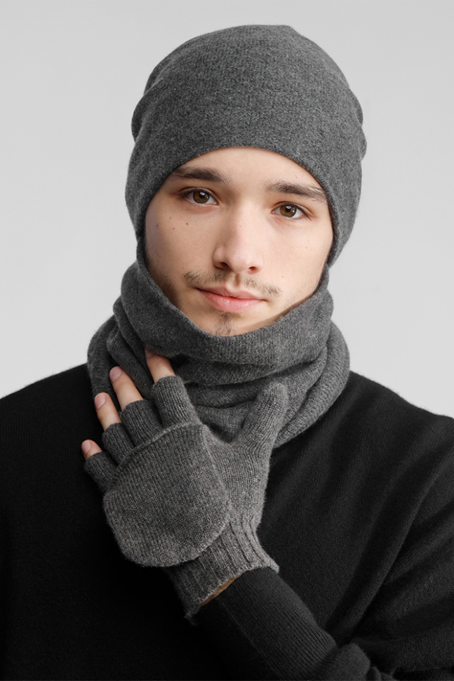 Шапка из кашемира  